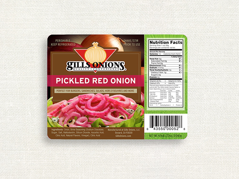 Gills Pickled Red Onions